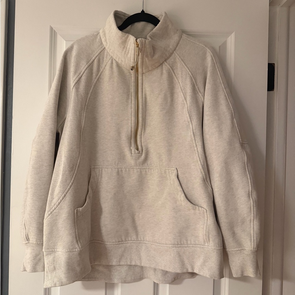 Lululemon Scuba Oversized Funnel-Neck Half Zip Long
